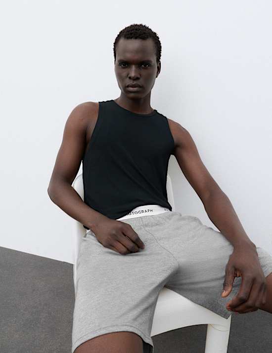 Supima Cotton Modal Elasticated Pyjama Shorts