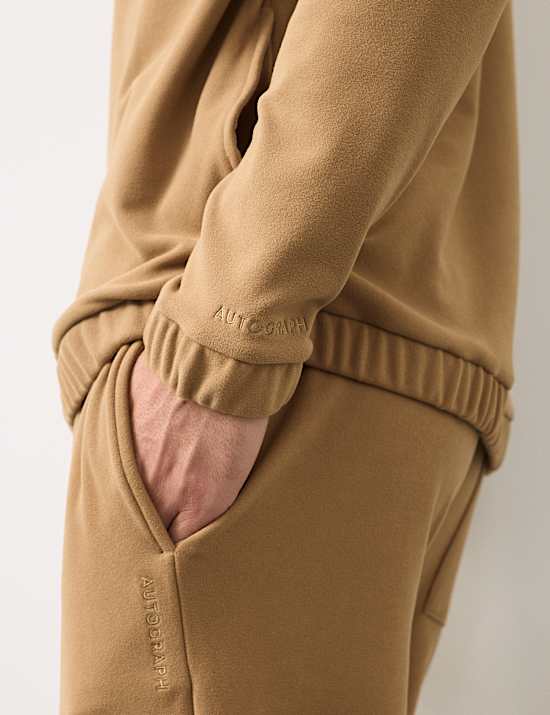 Luxury Fleece Half Zip Loungewear Top