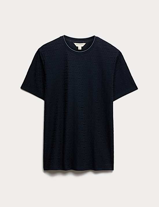 Cotton Rich Textured Loungewear Top