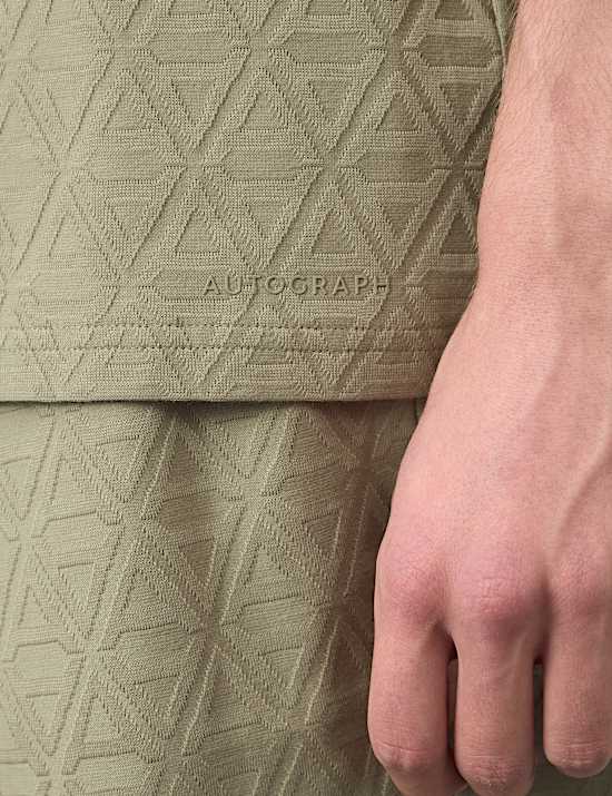 Cotton Rich Textured Loungewear Top