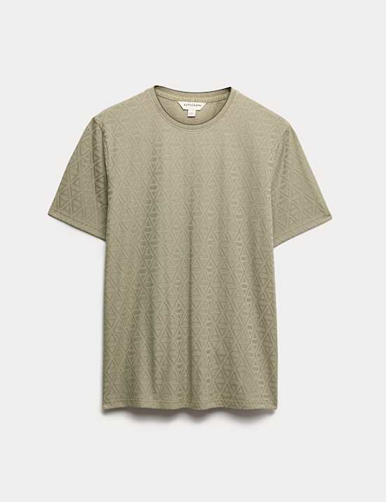 Cotton Rich Textured Loungewear Top