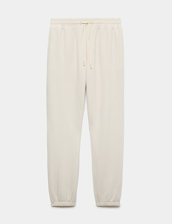 Cotton Modal Blend Drop Needle Pyjama Bottoms