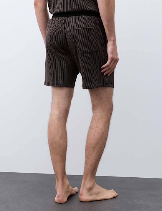 Supima Cotton Rich Ribbed Shorts