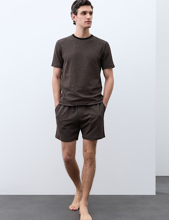 Supima Cotton Rich Ribbed Shorts