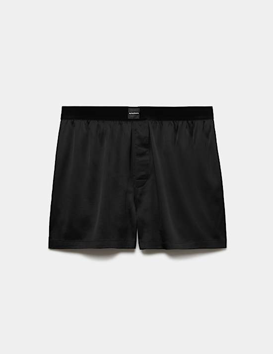 Satin Stretch Shorts
