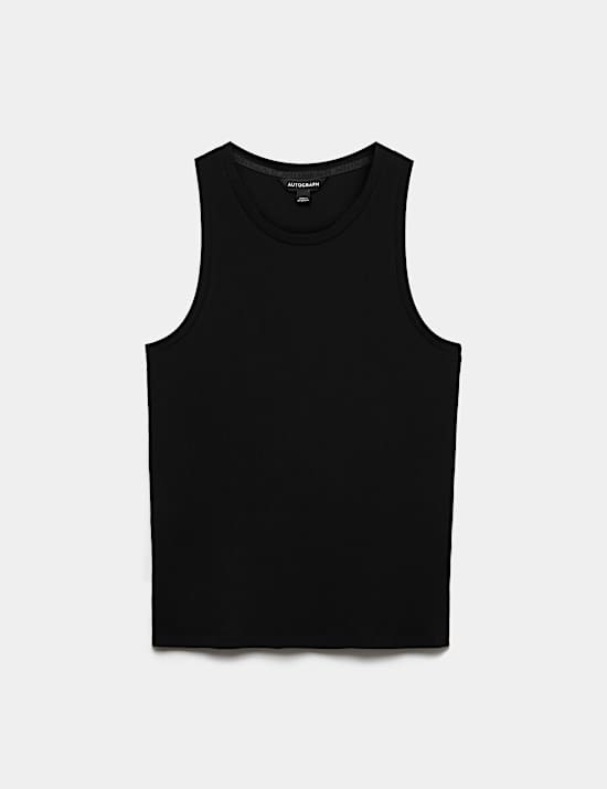 Camiseta acanalada de modal