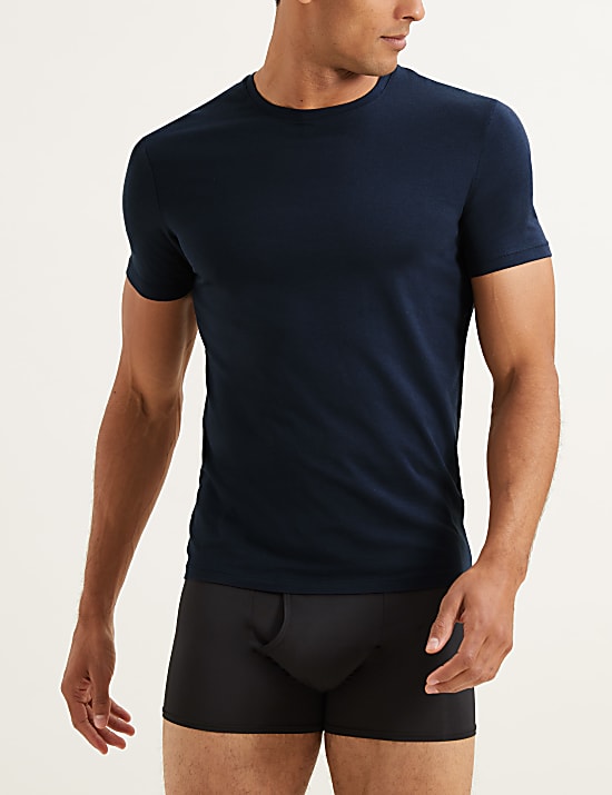 Supima&reg; Cotton Blend T-Shirt Vest