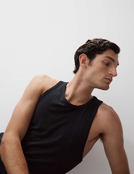 Supima® Cotton Modal Sleeveless Vest