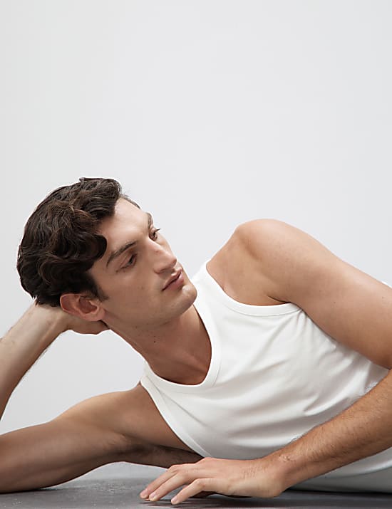 Débardeur en modal et coton Supima®