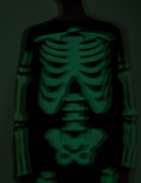 Pure Cotton Skeleton Pyjama Set