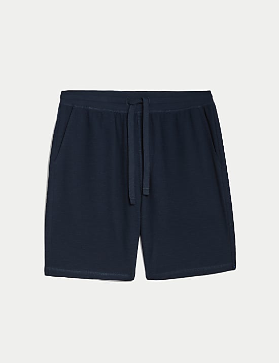 Pure Cotton Waffle Loungewear Shorts
