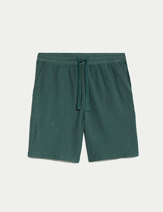 Pure Cotton Waffle Loungewear Shorts