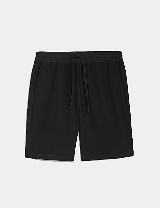 Pure Cotton Waffle Loungewear Shorts