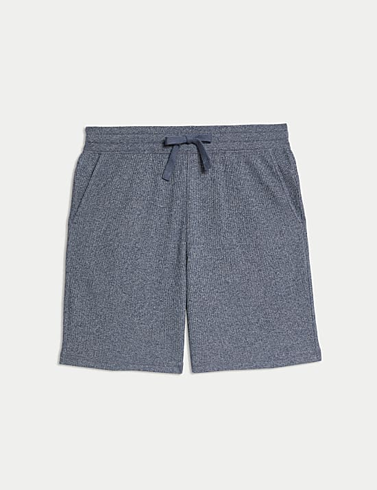 Pure Cotton Waffle Loungewear Shorts