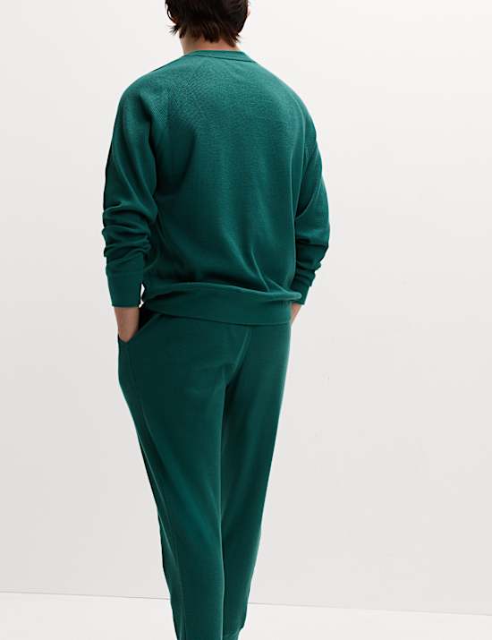 Pure Cotton Waffle Loungewear Bottoms