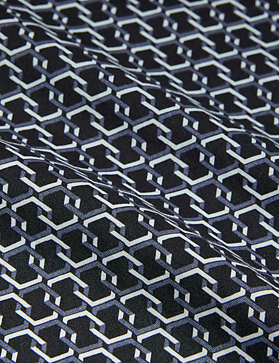 Παντελόνι πιτζάμας με γεωμετρικό print και 100% περιεκτικότητα σε βαμβάκι Supima®