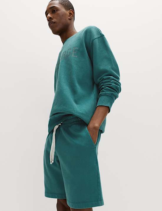 Cotton Rich Garment Wash Pyjama Shorts