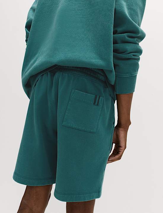 Cotton Rich Garment Wash Pyjama Shorts