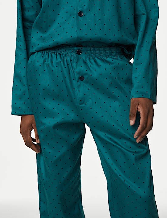 Pure Cotton Polka Dot Pyjama Set