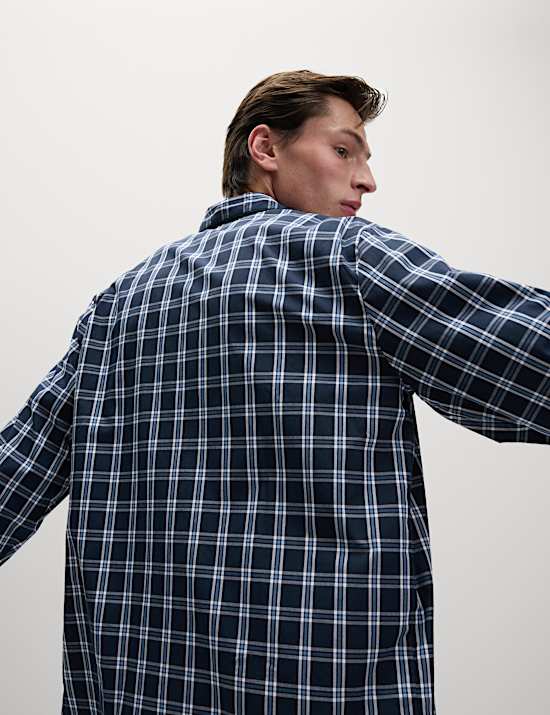 Pure Cotton Checked Pyjama Set