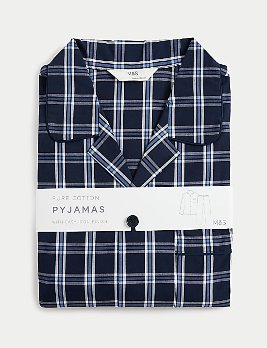 Pure Cotton Checked Pyjama Set