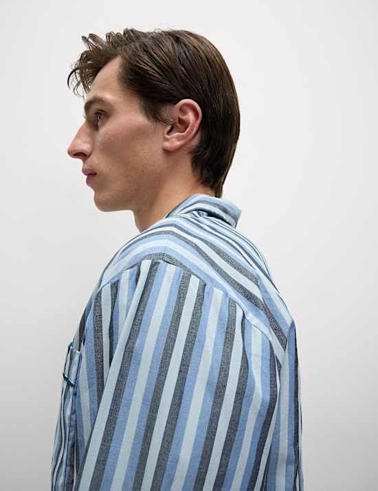 Pure Cotton Striped Pyjama Set