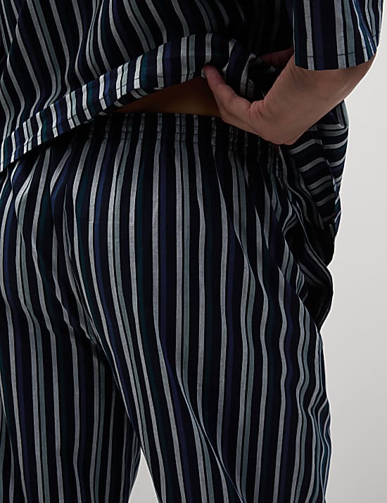 Pure Cotton Striped Pyjama Set