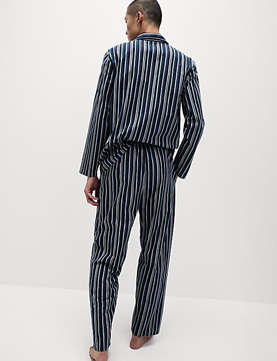 Pure Cotton Striped Pyjama Set