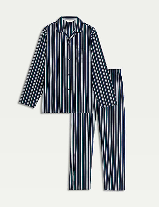 Pure Cotton Striped Pyjama Set