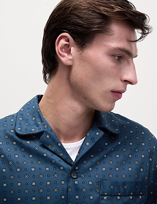 Pure Cotton Foulard Pyjama Set