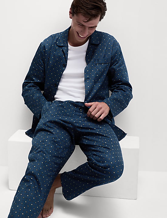 Pure Cotton Foulard Pyjama Set