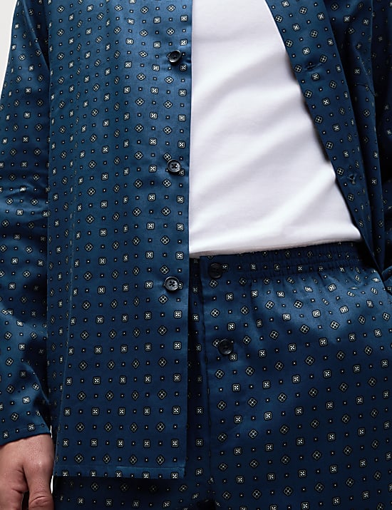 Pure Cotton Foulard Pyjama Set