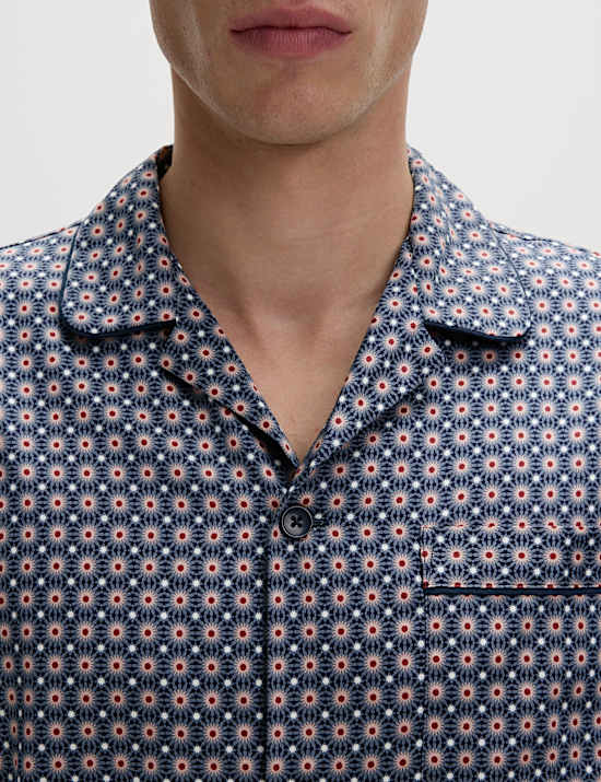 Pure Cotton Mosaic Pyjama Set