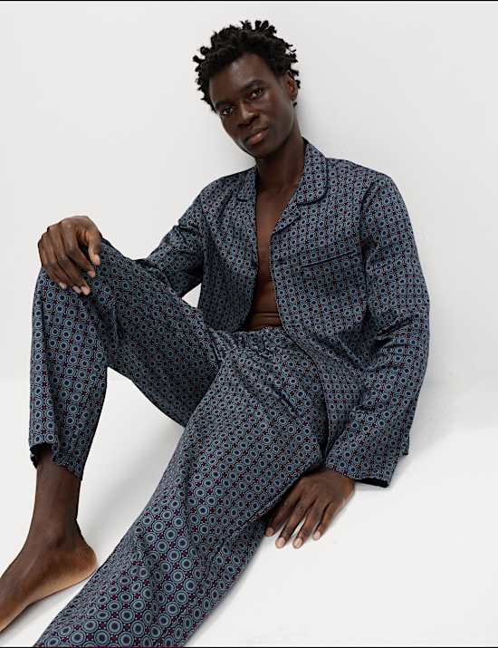 Pyjama 100 % coton à imprimé mosaïque