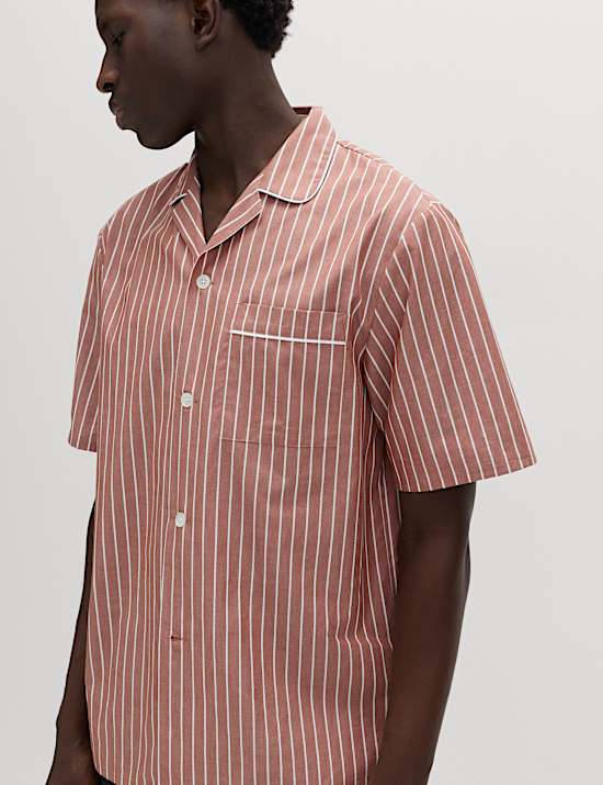 Pure Cotton Striped Pyjama Set