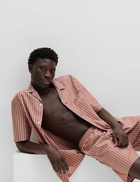 Pure Cotton Striped Pyjama Set