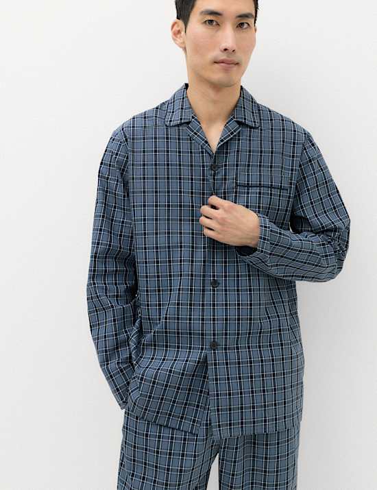 Pure Cotton Classic Checked Pyjama Set