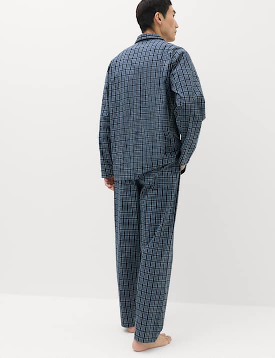 Pure Cotton Classic Checked Pyjama Set
