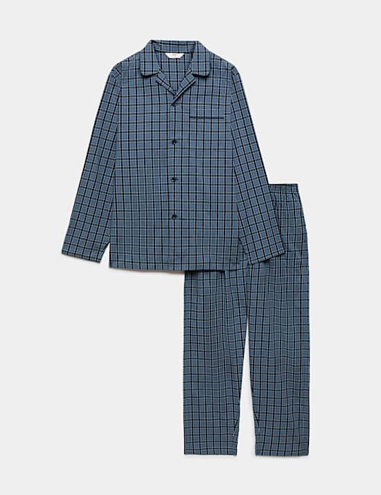 Pure Cotton Classic Checked Pyjama Set