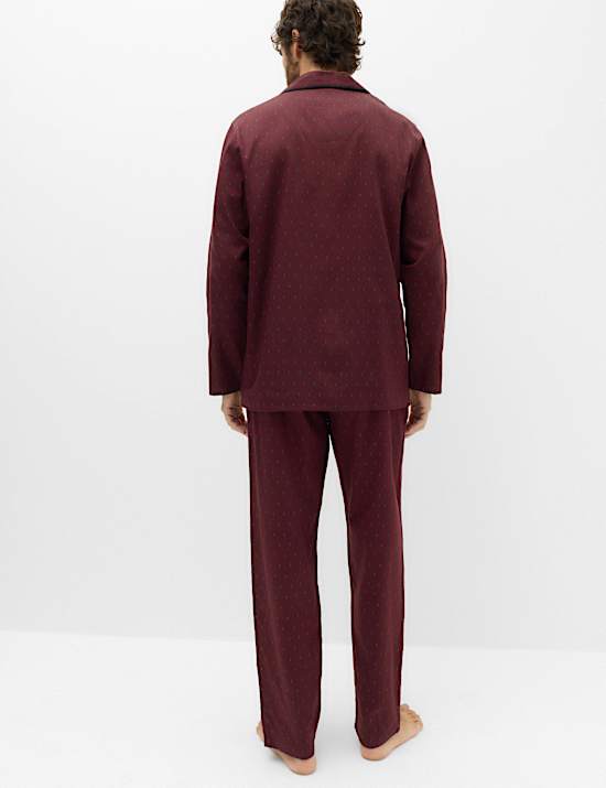 Ensemble pyjama 100 % coton &agrave; imprim&eacute; foulard fleuri