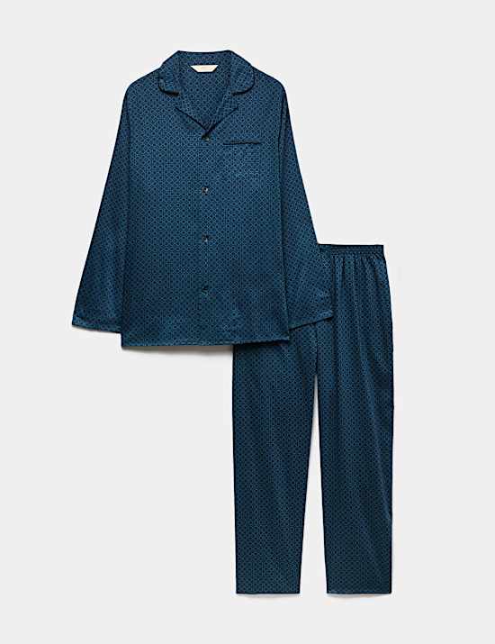 Pure Cotton Foulard Print Pyjama Set