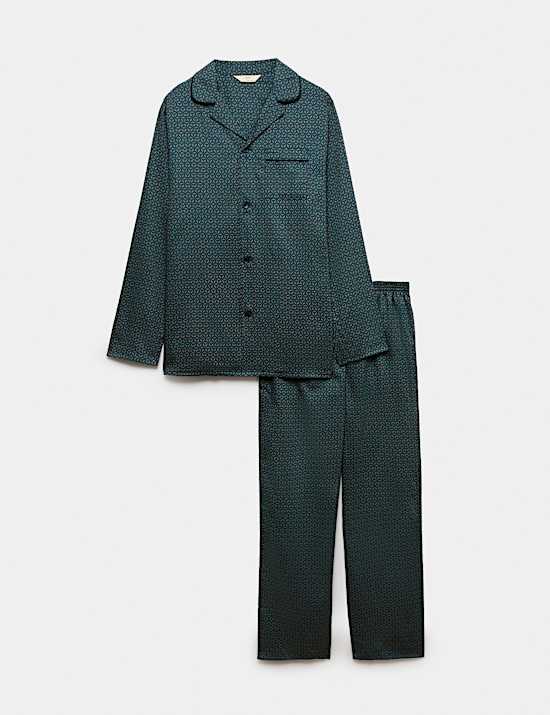 Pure Cotton Mosaic Print Pyjama Set