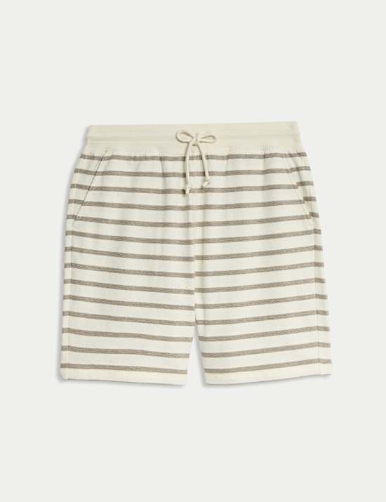 Pure Cotton Striped Shorts