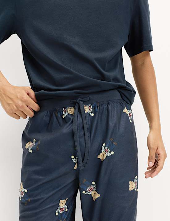 Pantalon de jogging 100 % coton à motif Spencer Bear™