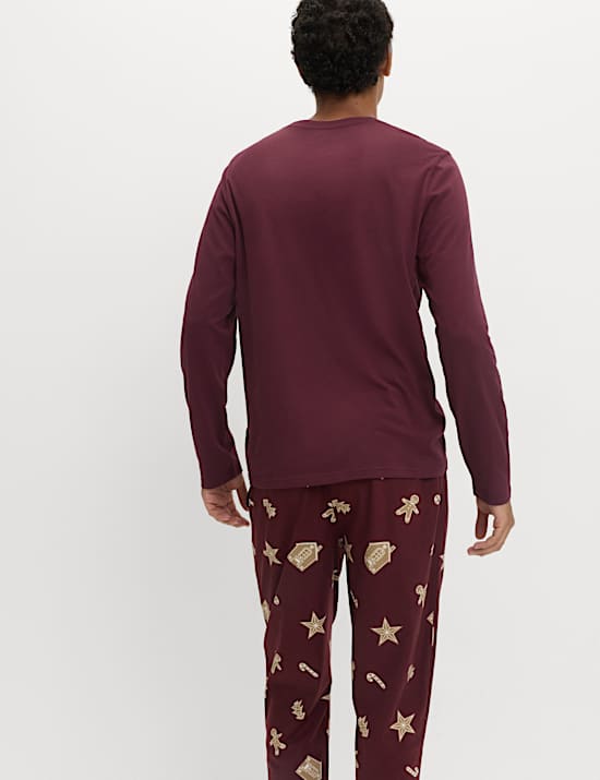 Pure Cotton Gingerbread Pyjama Bottoms