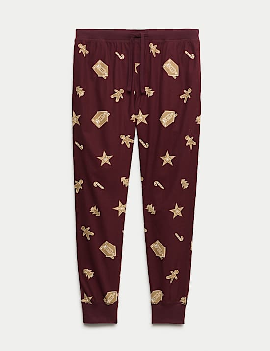 Pure Cotton Gingerbread Pyjama Bottoms