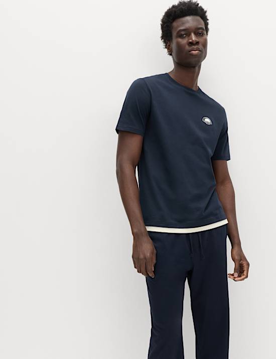 Pure Cotton Sunset Graphic Loungewear Top