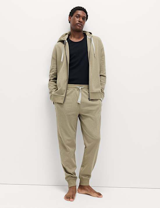 Cotton Rich Zip Up Hoodie