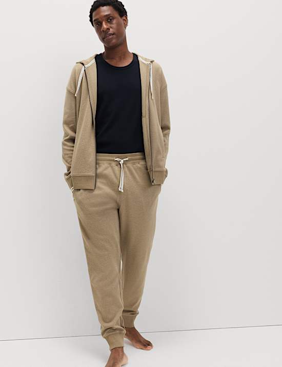 Regular Fit Cotton Rich Joggers