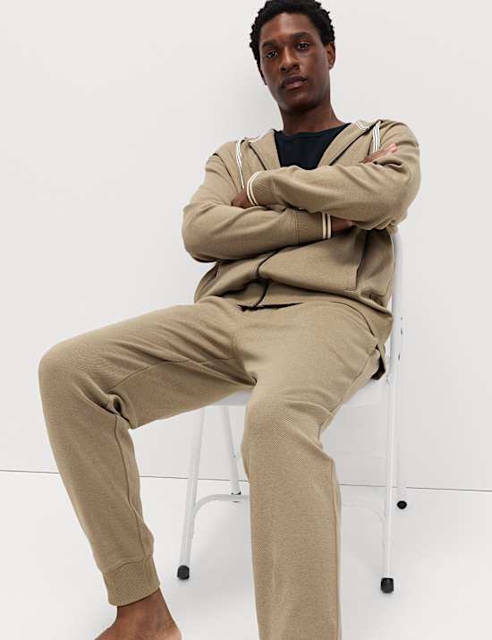 Regular Fit Cotton Rich Joggers